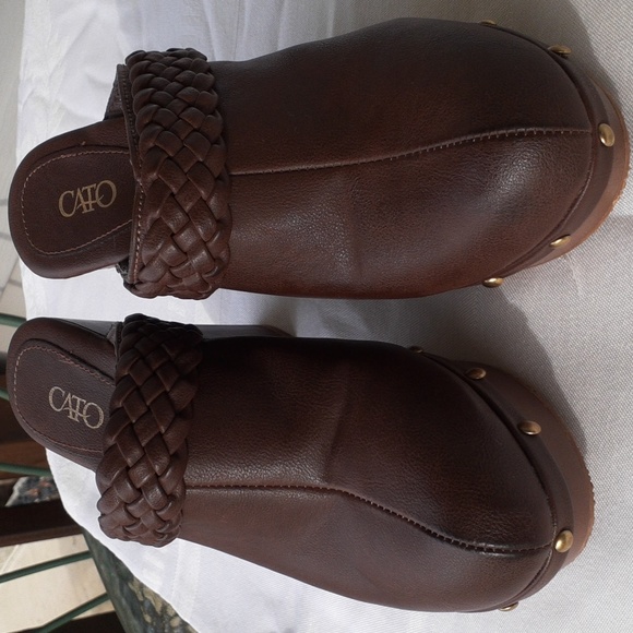 Vintage Cato platform clog shoes with bling size 8M - Picture 3 of 10